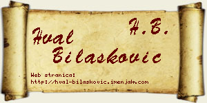 Hval Bilašković vizit kartica